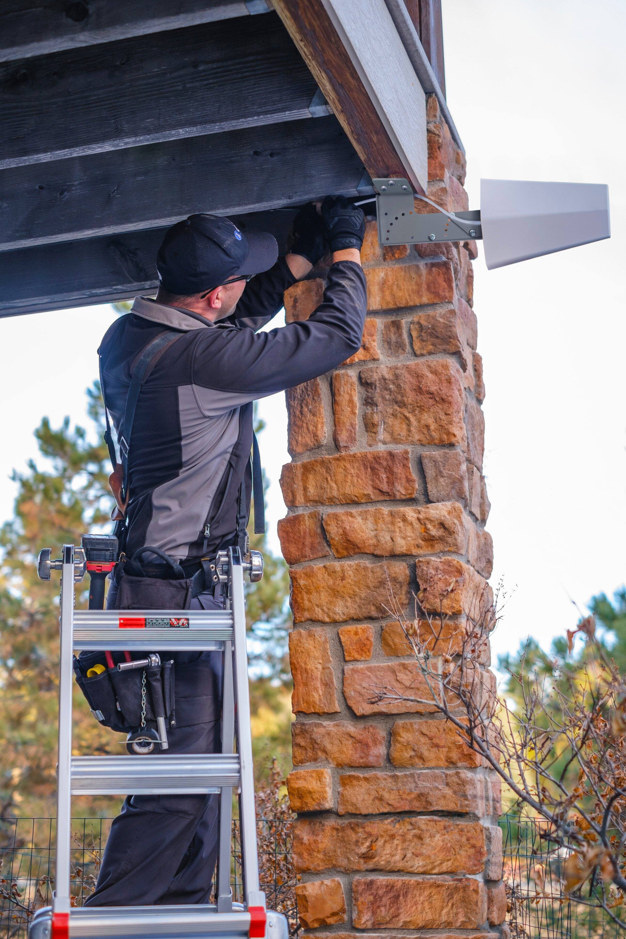 Alt View 16. weBoost - Installed Home Complete Cell Signal Booster Kit with Professional Installation, Boosts 4G LTE & 5G for all US Carriers - Black.