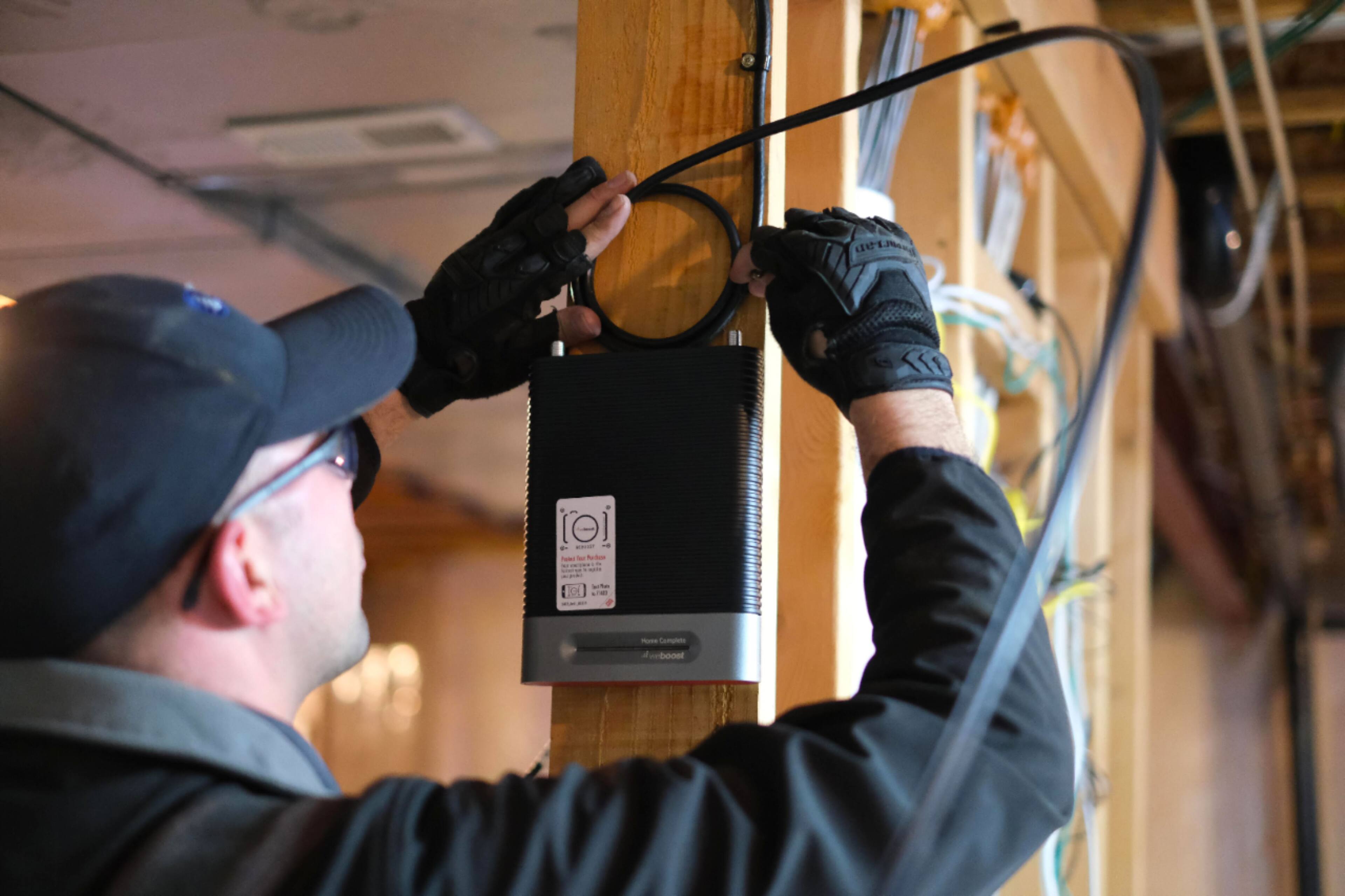 Alt View 17. weBoost - Installed Home Complete Cell Signal Booster Kit with Professional Installation, Boosts 4G LTE & 5G for all US Carriers - Black.