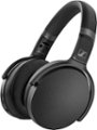 Angle Zoom. Sennheiser - HD 450BT Wireless Noise Cancelling Over-the-Ear Headphones - Black.