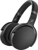 Sennheiser - HD 450BT Wireless Noise Cancelling Over-the-Ear Headphones - Black - Angle_Zoom