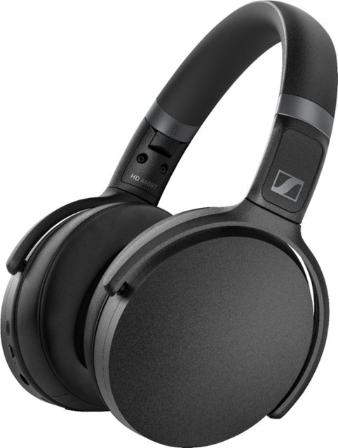 Sennheiser HD 450BT Wireless Noise Cancelling Over-the-Ear Headphones Black  HD 450BT BLACK - Best Buy