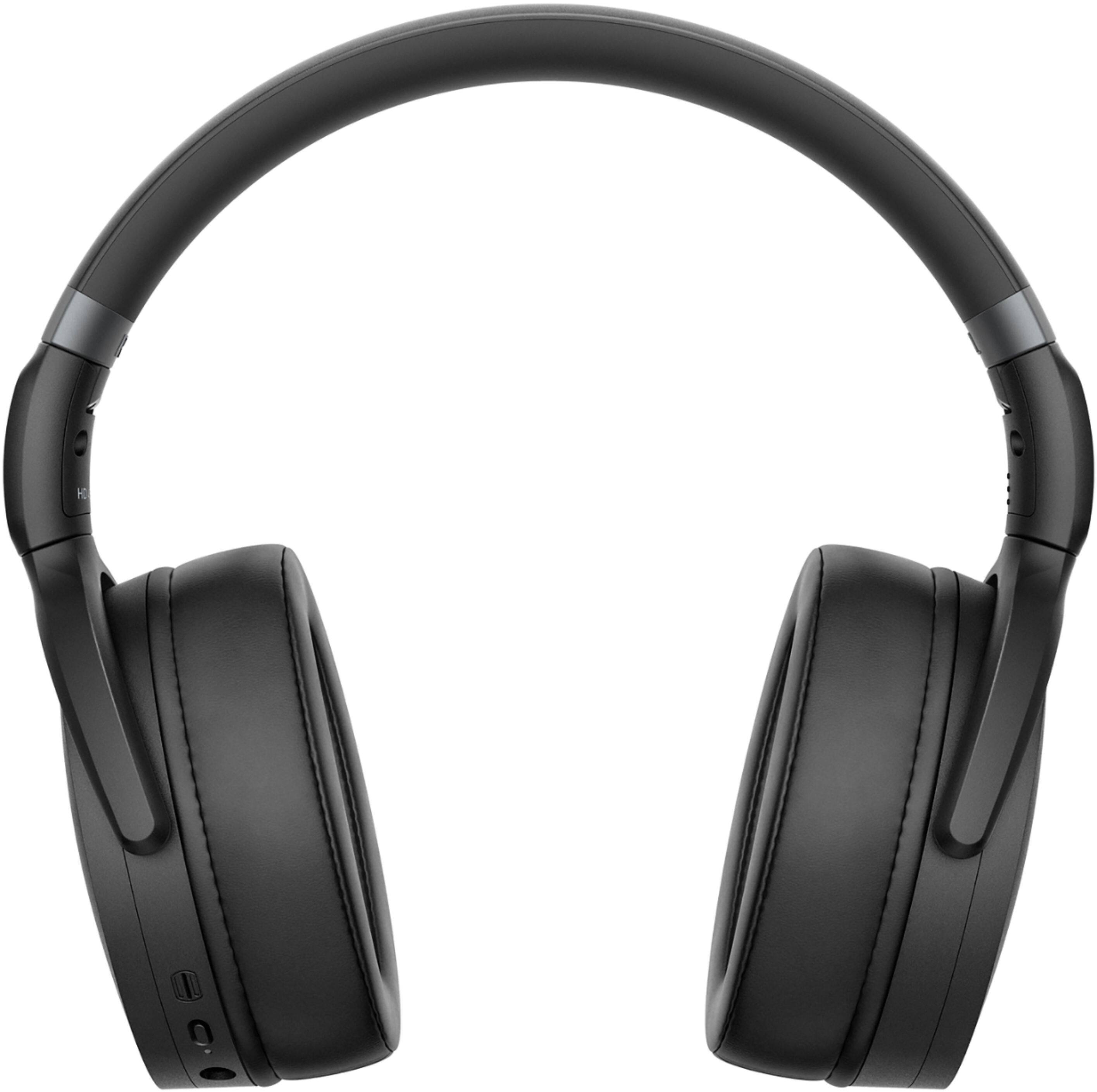 Alt View 12. Sennheiser - HD 450BT Wireless Noise Cancelling Over-the-Ear Headphones - Black.