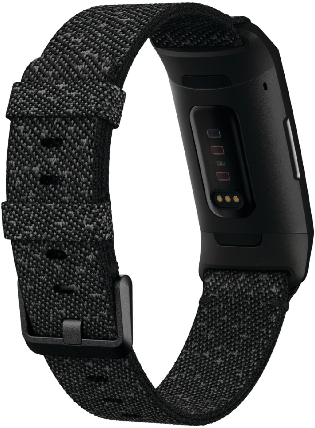 Back View: Fitbit - Charge 4 Special Edition Activity Tracker GPS + Heart Rate - Granite Reflective