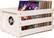 Left. Crosley - Record Storage Crate - White.
