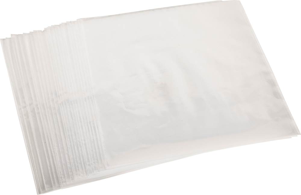 Angle View: Crosley - Vinyl Record Outer Sleeve (25-Pack) - Clear