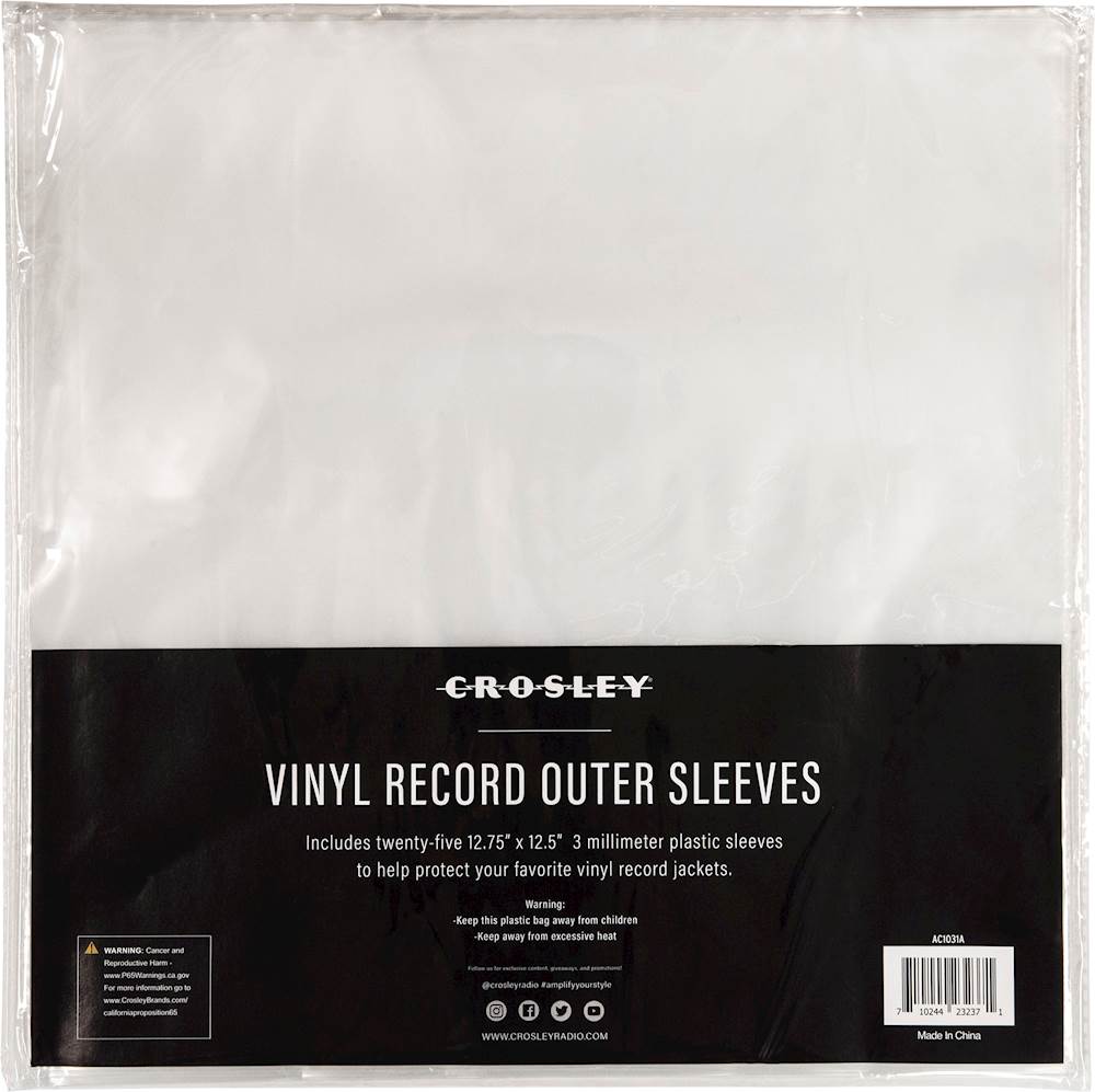 25 Pcs Record Protection Bag Vinyl Sleeves For Records Album