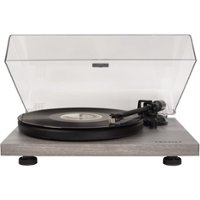 Crosley - C6A Stereo Turntable - Gray - Front_Zoom