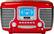Front. Crosley - Corsair Radio CD Player - Red.