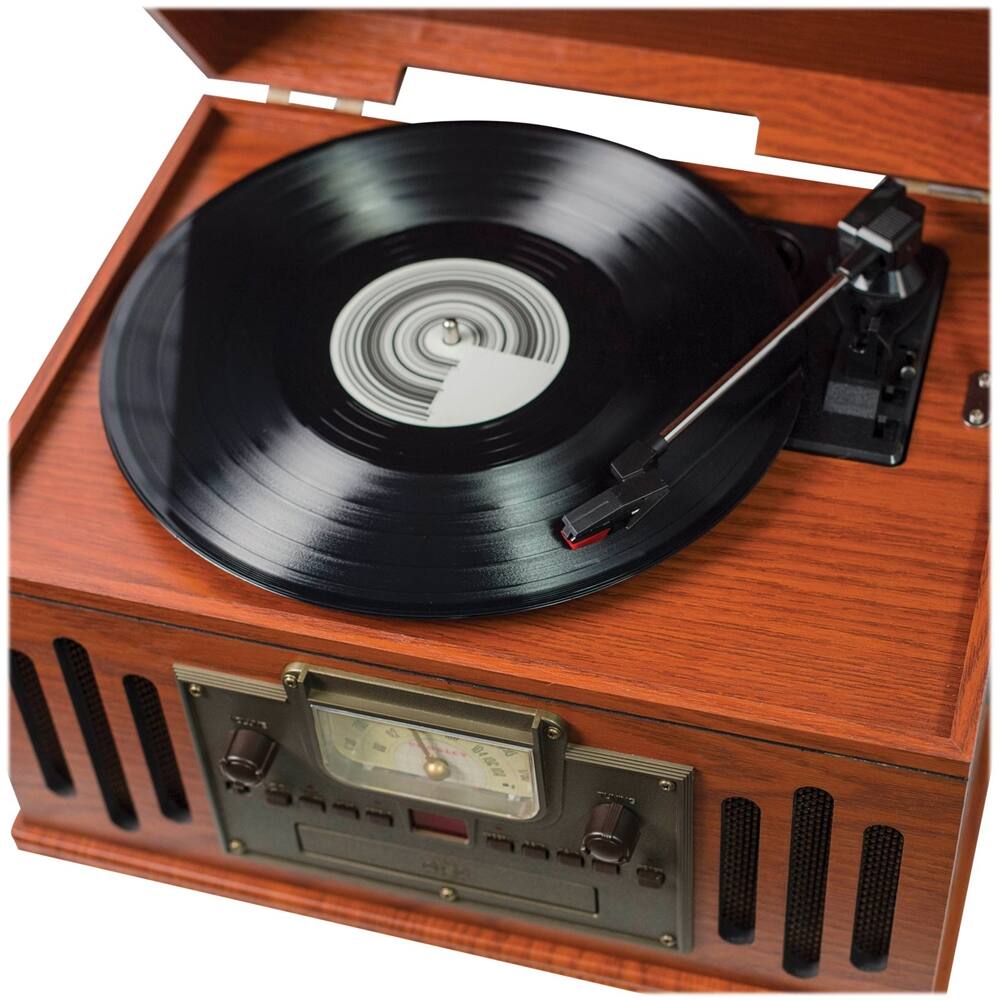 Alt View 13. Crosley - Musician Audio System - Brown.