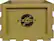 Front. Crosley - Record Storage Crate - Sage.