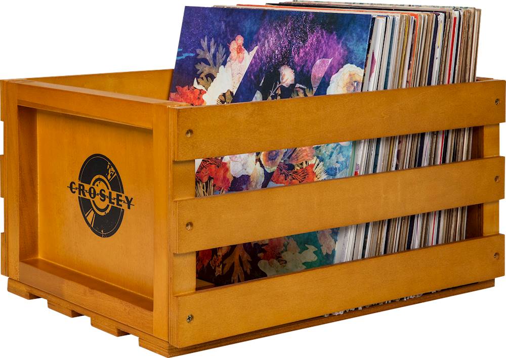 Crosley - Record Storage Crate - Acorn