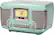 Left. Crosley - Corsair Radio CD Player - Aqua Blue.