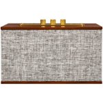 Front Zoom. Crosley - Octave Portable Speaker - Gray/Gold/Brown.