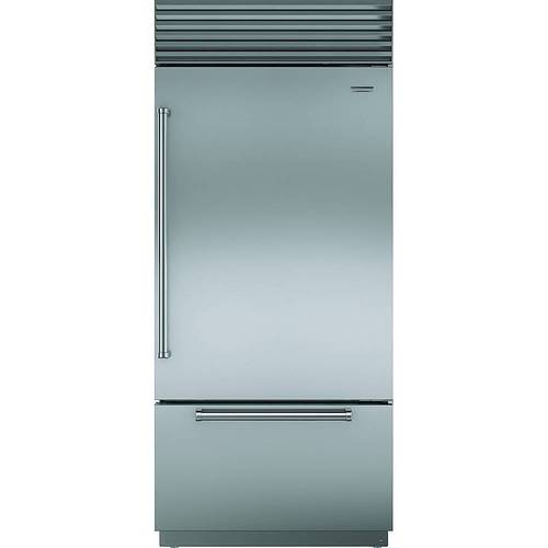 Sub-Zero - Classic 21.7 Cu. Ft. Bottom-Freezer Built-In Refrigerator - Stainless steel