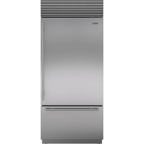 Sub-Zero - Classic 21.7 Cu. Ft. Bottom-Freezer Built-In Refrigerator - Stainless steel