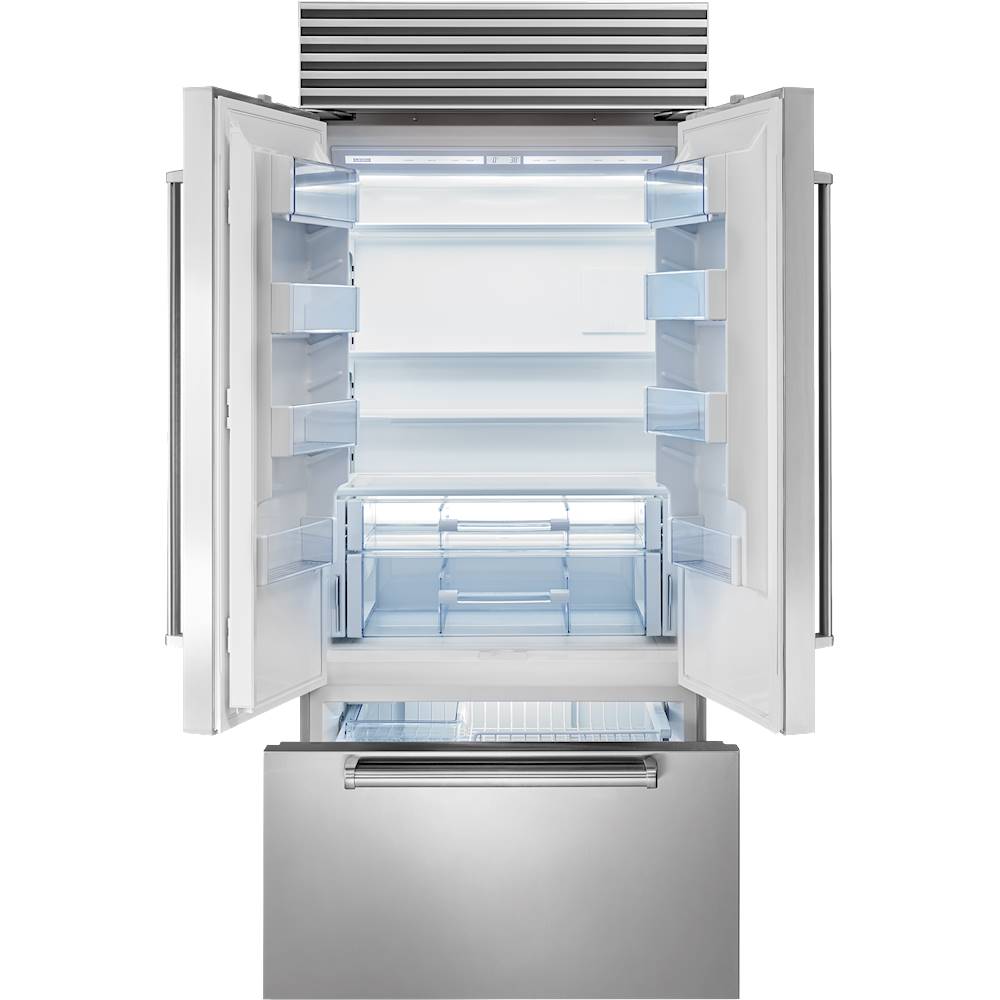 Best Buy: Sub-Zero Classic 21 Cu. Ft. French Door Built-In Refrigerator ...