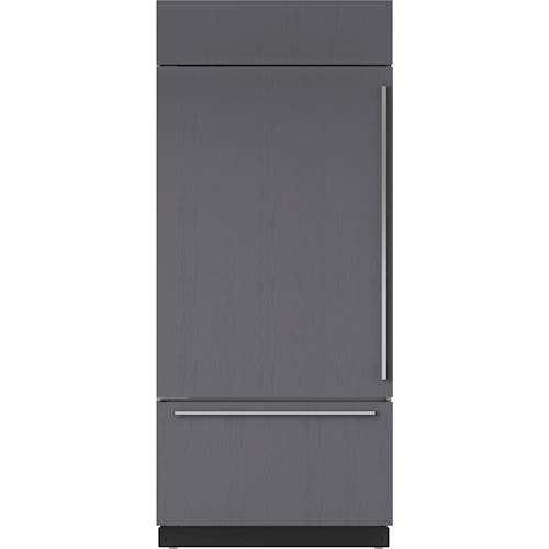Sub-Zero - Classic 21.7 Cu. Ft. Bottom-Freezer Built-In Refrigerator with Internal Dispenser - Custom Panel Ready