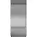 Front. Sub-Zero - Classic 21.7 Cu. Ft. Bottom-Freezer Built-In Refrigerator with Internal Dispenser - Stainless Steel.