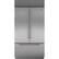 Front. Sub-Zero - Classic 24.2 Cu. Ft. French Door Built-In Refrigerator.