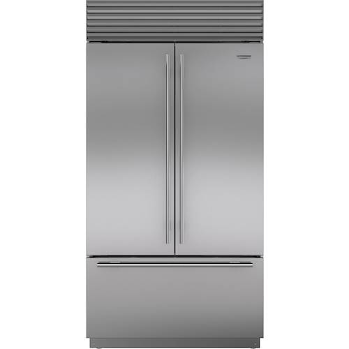 Sub-Zero - Classic 24.2 Cu. Ft. French Door Built-In Refrigerator - Stainless steel