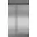 Front. Sub-Zero - Classic 28.9 Cu. Ft. Side-by-Side Built-In Refrigerator - Stainless Steel.