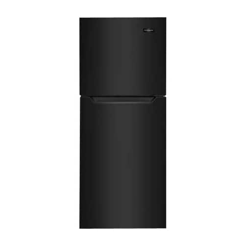 Frigidaire - 10.1 Cu. Ft. Garage Ready Top-Freezer Refrigerator - Black - Front_Zoom