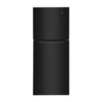 Frigidaire - 10.1 Cu. Ft. Top-Freezer Refrigerator - Black - Front_Zoom