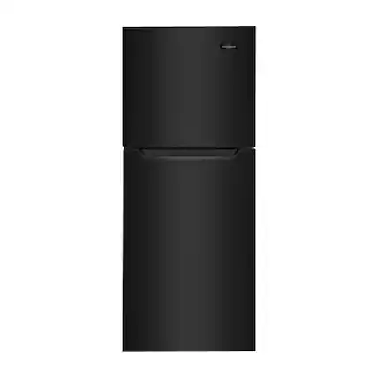 Front. Frigidaire - 10.1 Cu. Ft. Top-Freezer Refrigerator - Black.