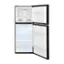 Alt View 11. Frigidaire - 10.1 Cu. Ft. Top-Freezer Refrigerator - Black.