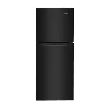 Front. Frigidaire - 11.6 Cu. Ft. Top-Freezer Refrigerator - Black.