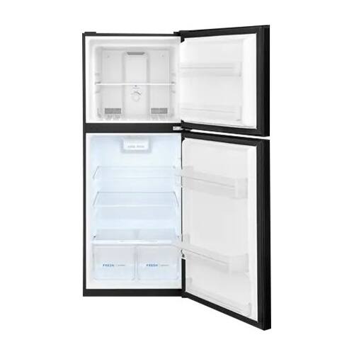 Alt View 11. Frigidaire - 11.6 Cu. Ft. Top-Freezer Refrigerator - Black.