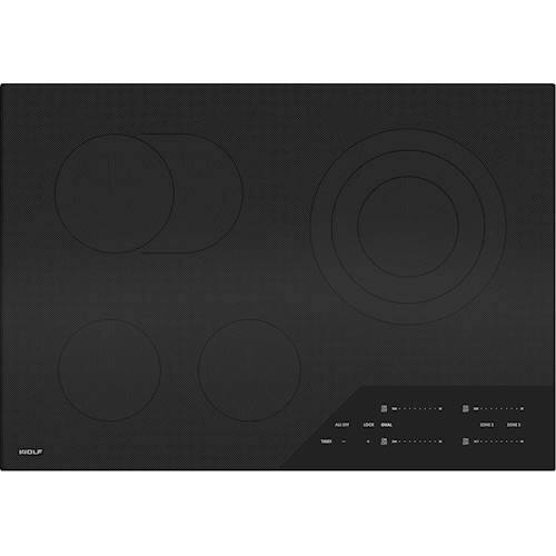 Wolf - Contemporary 30" Built-In Electric Cooktop with 4 Burners and Control Lock