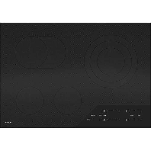 Wolf - Contemporary 30" Built-In Electric Cooktop with 4 Burners and Control Lock