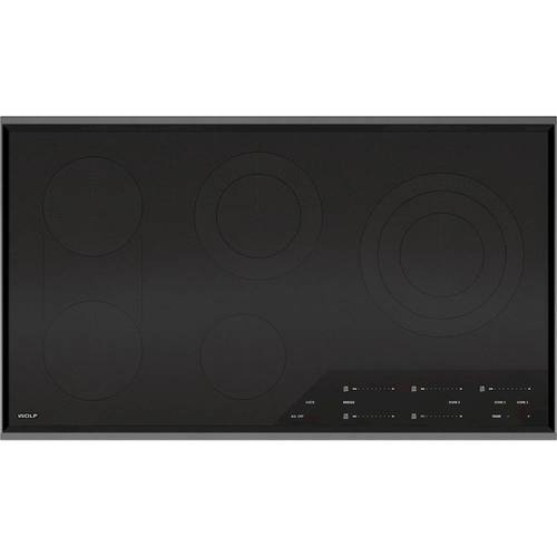 Wolf - Transitional 36" Built-In Electric Cooktop with 5 Burners and Control Lock