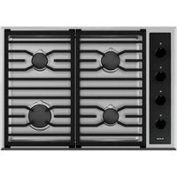 Wolf - Transitional 30" Built-In Gas Cooktop with 4 Burners - Stainless steel - Front_Zoom