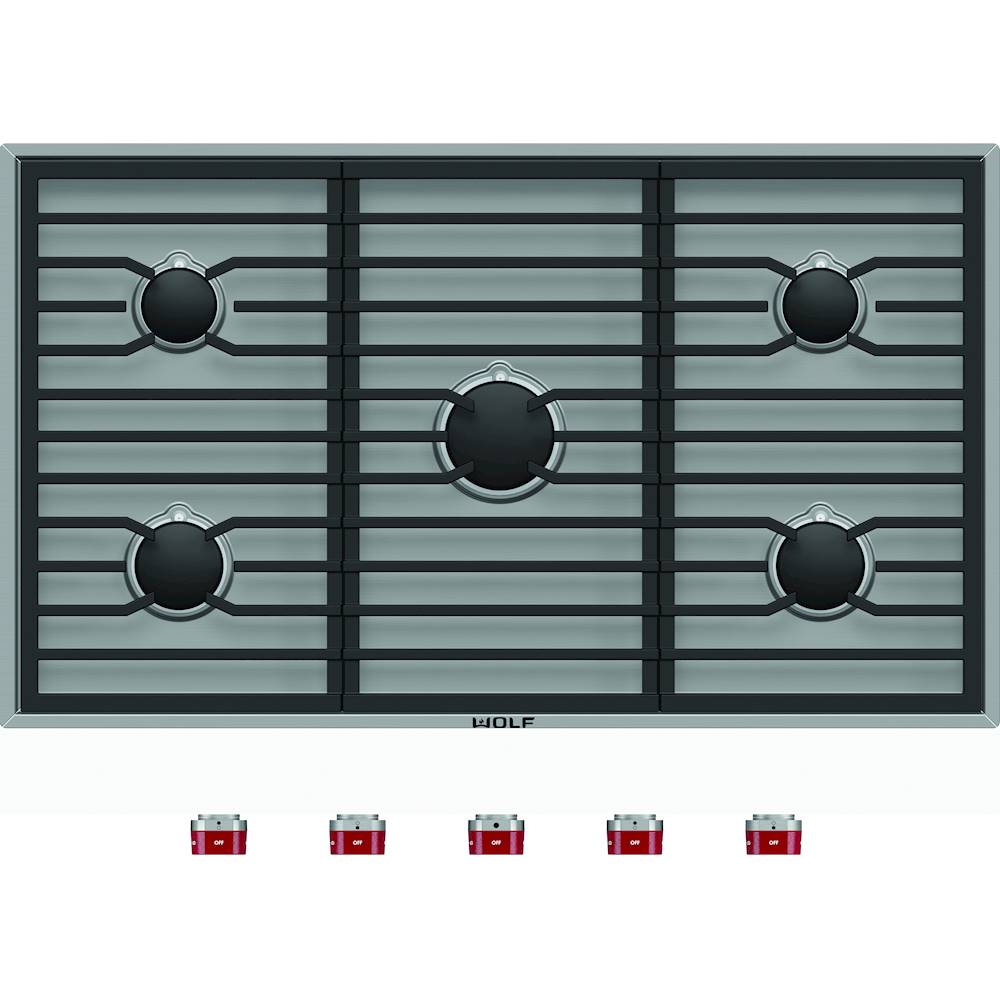 Best Buy: Wolf 36 Built-In Gas Cooktop with 4 Burners and