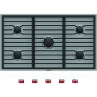 Wolf - Contemporary 36" Built-In Gas Cooktop with 5 Burners - Stainless steel - Front_Zoom