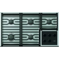 Wolf - Transitional 36" Built-In Gas Cooktop with 5 Burners - Black Stainless Steel - Front_Zoom