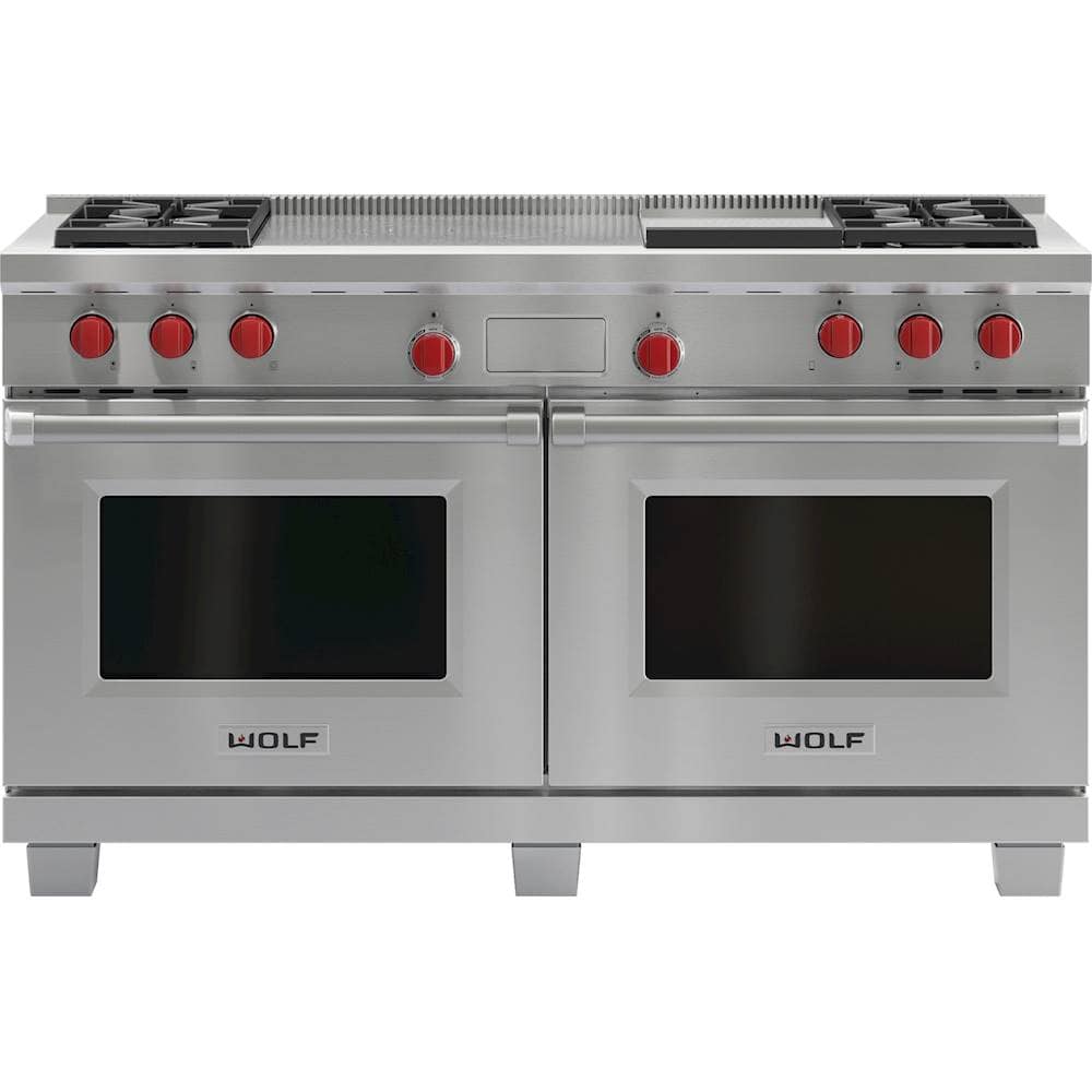 Best Buy Wolf 5.6 Cu. Ft. Freestanding Double Oven Dual Fuel