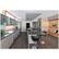 Alt View 14. Wolf - M Series Contemporary 30" Built-In Double Electric Convection Wall Oven - Black Glass.