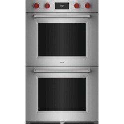 Wolf - M Series 30" Built-In Double Electric Convection Wall Oven - Stainless steel - Front_Zoom