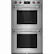 Front. Wolf - M Series 30" Built-In Double Electric Convection Wall Oven.
