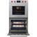 Alt View 11. Wolf - M Series 30" Built-In Double Electric Convection Wall Oven.