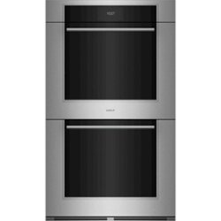 Wolf - M Series Transitional 30" Built-In Double Electric Convection Wall Oven - Stainless steel - Front_Zoom