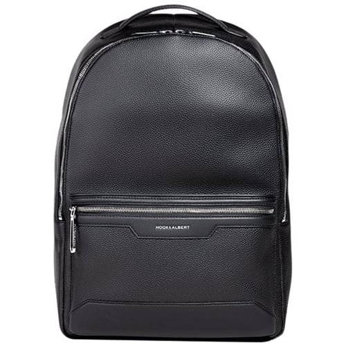 Front. Hook & Albert - Backpack - Black.