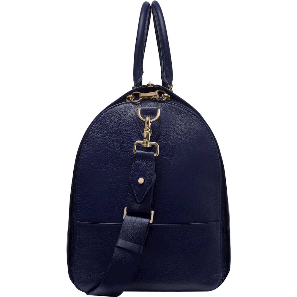 Dial hook pk 3940 shoulder bag faux leather navy Blue Black