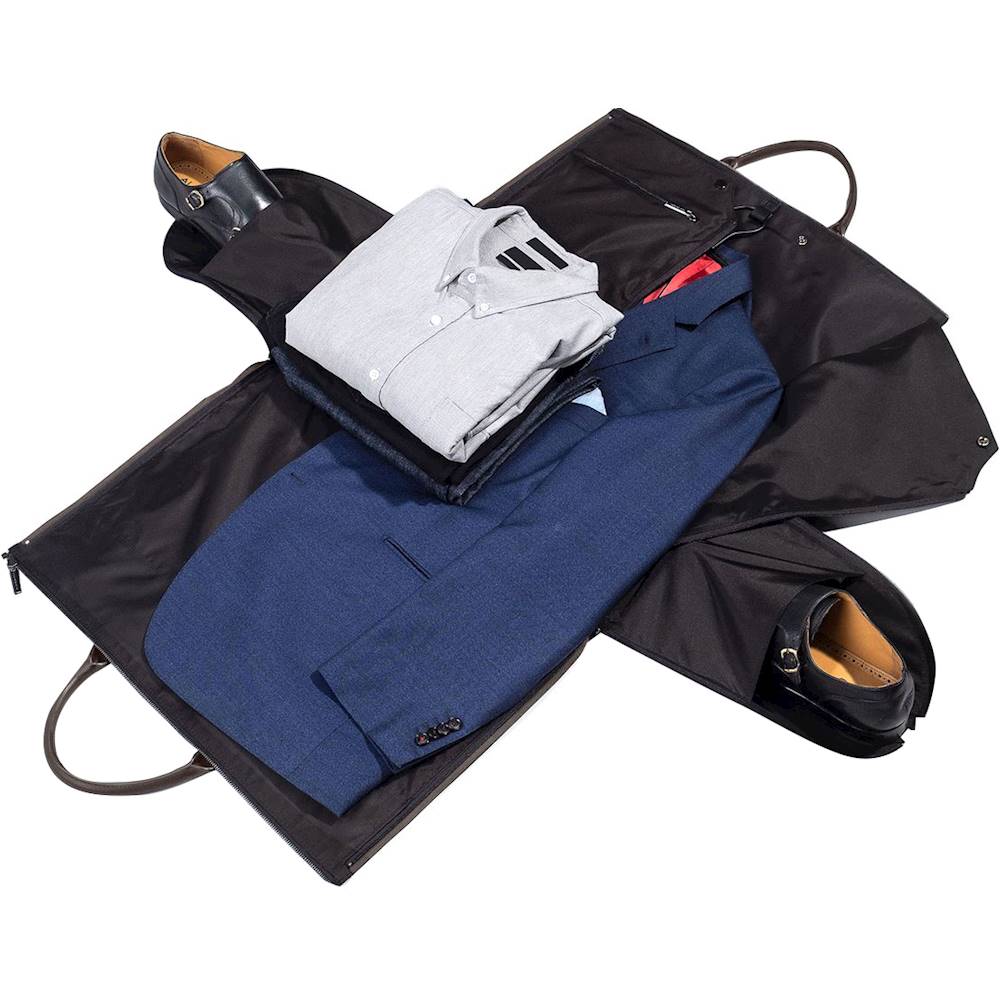 Best Buy: Hook & Albert Men's Leather Garment Bag Brown GWBLTH-ESPRO
