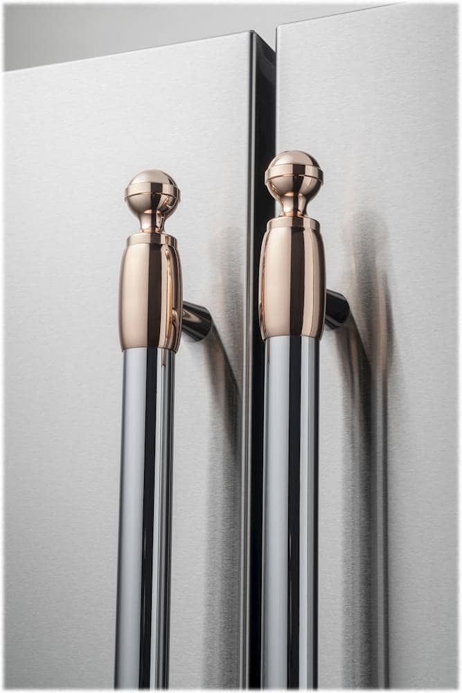 Bertazzoni - Collezione Metalli Handle Kit for Select Heritage Series Refrigerators and Dishwashers - Polished Copper - Angle_Zoom