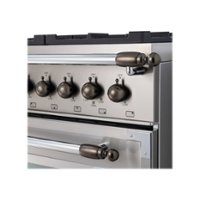 Bertazzoni - Collezione Metalli Accessory Kit for Ranges and Hoods - Black Nickel - Front_Zoom