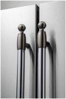 Bertazzoni - Collezione Metalli Handle Kit for Select Heritage Series Refrigerators and Dishwashers - Black - Angle_Zoom
